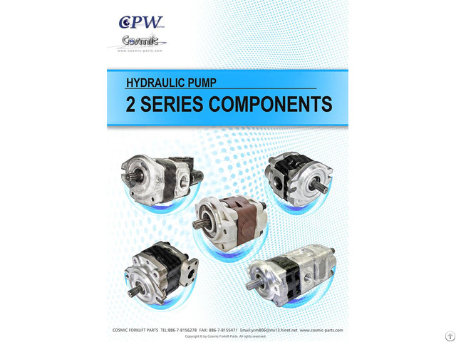 Cosmic Forklift New Parts Hydraulic Pump Cpw 2 Series Components