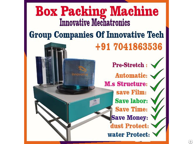 Carton Box Stretch Wrapping Machine