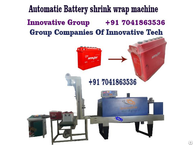 Semi Automatic Battery Shrink Packing Machine