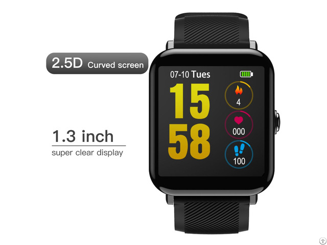 W2 Smart Watch Ip67 Waterproof Fitness Tracker Heart Rate Monitoring Pedometer Remote Camera