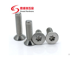 Sweet Fastener 304 316 Stainless Steel Countersunk Torx Machine Screw M5m6m8m10