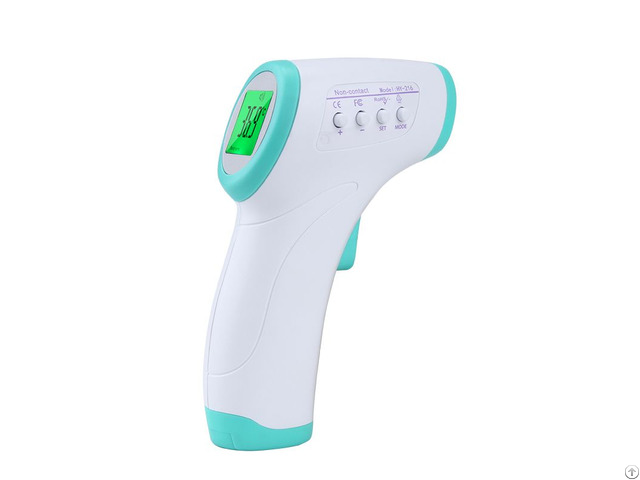 Lcd Backlit Non Contact Digital Medical Forehead Temperature Test Gun Infrared Thermometer