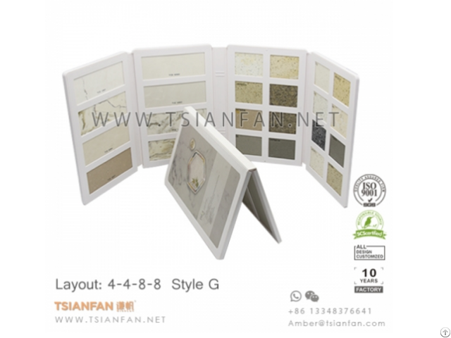 Stone And Tile Display Folder Binder Plastic Injection Molding Products Factory