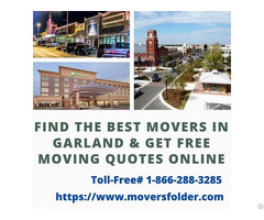 Find Best Movers In Garland And Get Free Moving Quotes Online