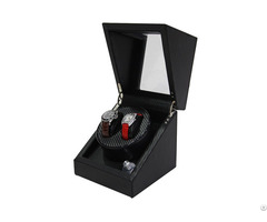 Automatic Motor Carbon Fiber Leather Watch Winder