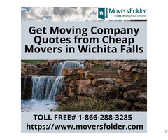 Get Moving Company Quotes From Cheap Movers In Wichita Falls