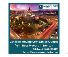 Get Free Moving Companies Quotes From Best Movers In Denton