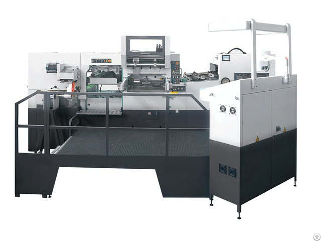 Automatic Die Cutting Machine With Hot Foil Stamping Embossing For Book Cover
