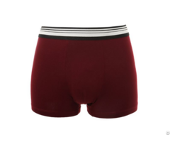 Plain Color Cotton Spandex Men S Boxers