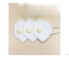 China Supplier Disposable White 5 Layers Non Woven Fabric Kn95 Face Mask With Valve