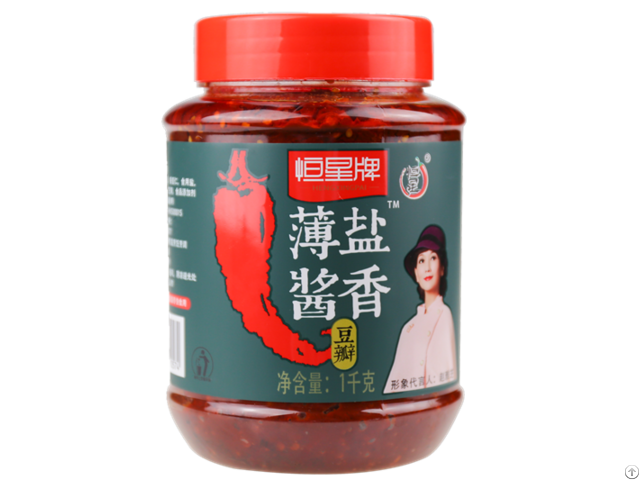 Healthy Less Salt Broad Bean Sauce Chili Condiment Sichuan Spicy Seasoning