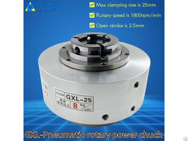 Lager Stroke Air Rotary Power Chuck For Welding Machine