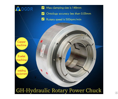Large Diameter Hydraulic Chuck Gh 150 Laser Cutting Machine Oil Pressure Rotary Clamp Seat Punch