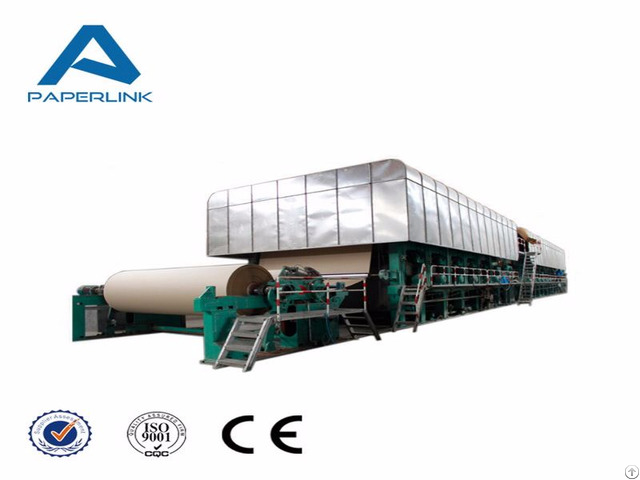 1880mm Corrugated Paper Plate Manufacturer Fluting Making Machinery Paperlink