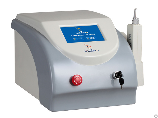 Q Switched Nd Yag Laser 1064nm And 532nm Pigment Removal For Beauty Salon Use