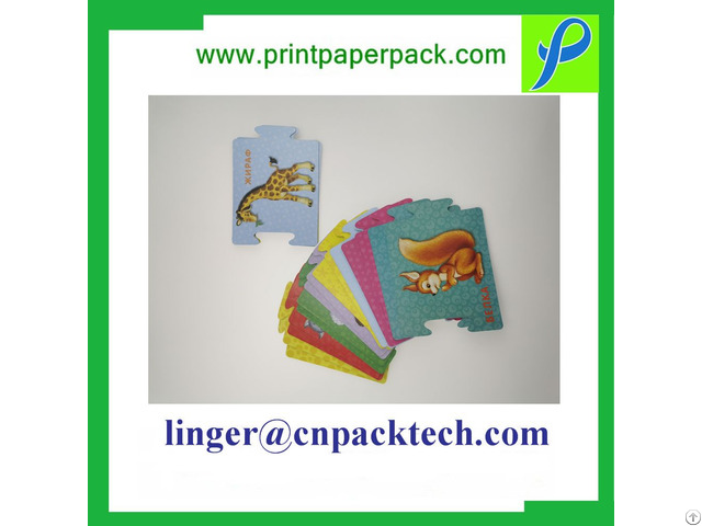 Bespoke Pattern Printed Baby Prenatal Educated Puzzle Card