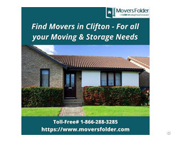 Find Movers In Clifton For All Your Moving And Storage Needs