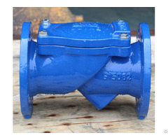 Rubber Seated Flapper Check Valve