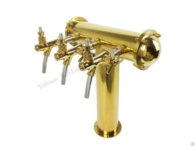Brass Cobra Beer Brewery Column For Pub Products