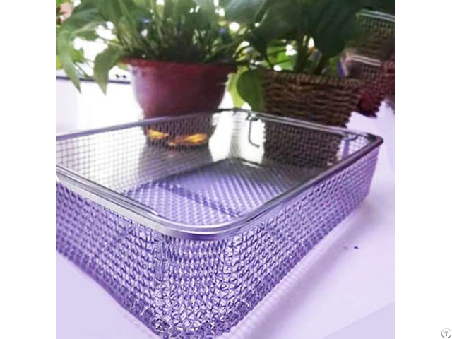 Stainless Steel Stamping Wire Mesh Medical Disinfection Basket