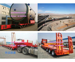 Hot Seller Tri Axles Lowbed Semi Trailer