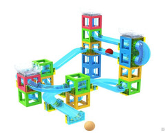 Stem Toy Magnetic Block With Running Ball