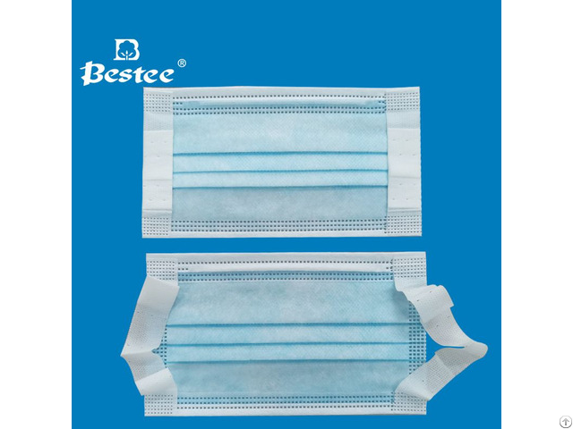 Disposable Medical Mask Wide Elastic Band Ear Loop