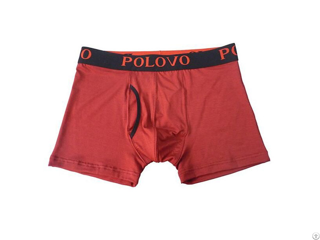 Jacquard Waistband Breathable Men S Boxers With Pouch