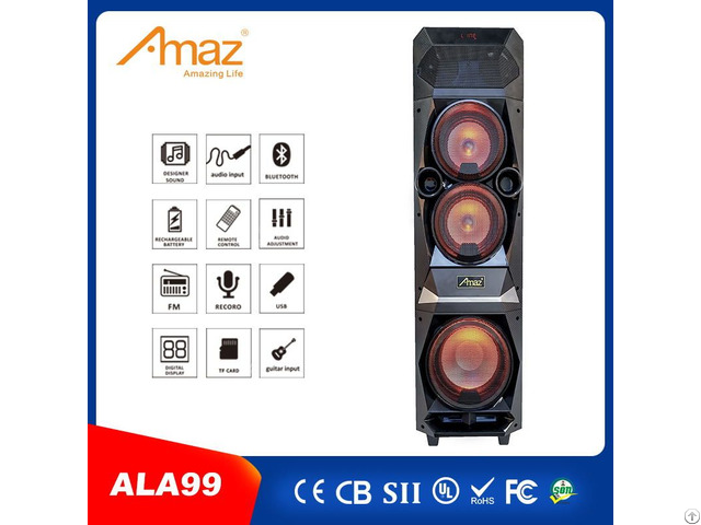 Ala99 Dual 6inch And 8inch Speaker