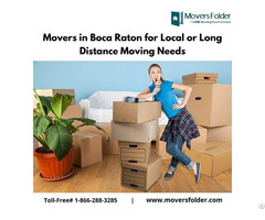 Movers In Boca Raton For Local Or Long Distance Moving Needs