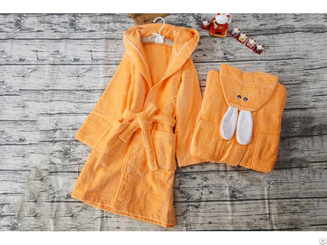 High Quality Fashion Kids Children Hooded 100 Percent Cotton Bathrobe