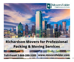 Richardson Movers For Professional Packing And Moving Services