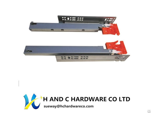 Push To Opening Soft Close Ball Bearing Drawer Slides