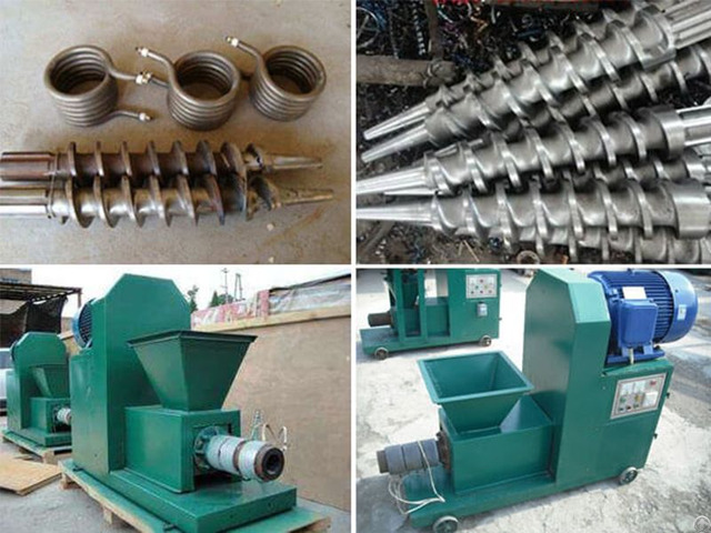 Rod Briquette Machine Making Sawdust Briquettes