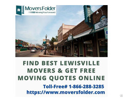 Find Best Lewisville Movers And Get Free Moving Quotes Online