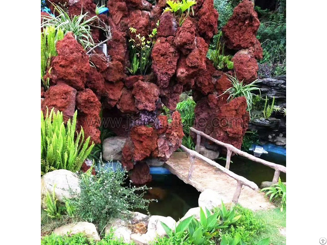 Red Lava Landscape Stone