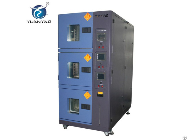 Three Zones Constant Temperature Humidity Environmental Tester Chamber