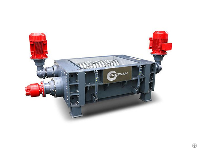 Electronic Waste Recycling Four Shaft Shredder