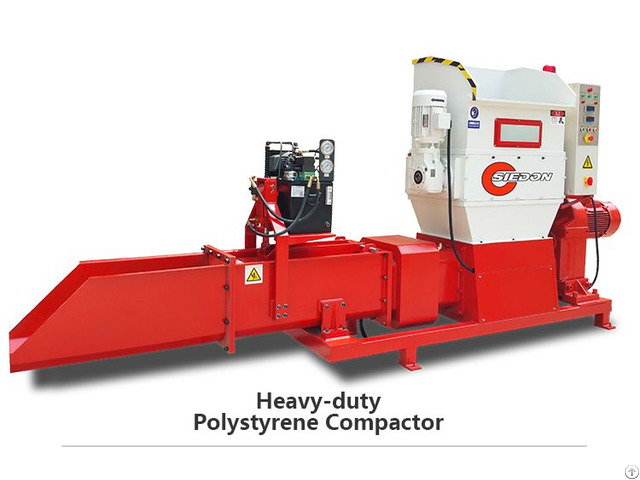 Styrofoam Compactor Eps Foam Densifier Recycling System