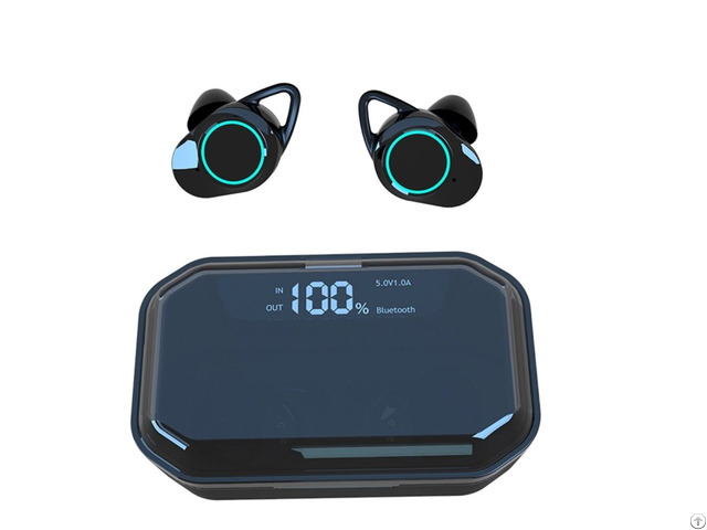 True Wireless Earbuds Ipx7 Waterproof Noise Canceling Headset For Work Travel