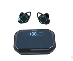 True Wireless Earbuds Ipx7 Waterproof Noise Canceling Headset For Work Travel