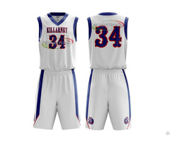 Custom Jersey Sublimation Printing Basketball Uniforms Set