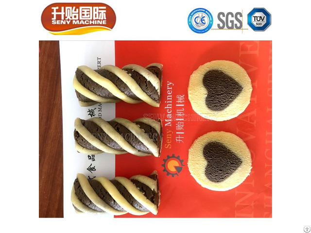 Sy 810 Automatic Filled Twist Cookie Machine Production Line