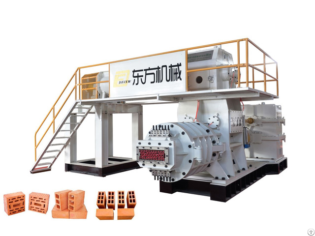 Brick Machine New Generation Jky70 65 Double Stage Vacuum Extruder
