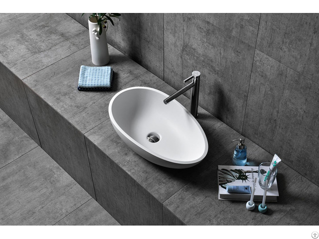 Solid Surface Bathroom Wash Sink Artificial Stone High End Basins Manufacturer And Supplier In China