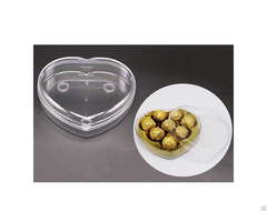 Weisheng Heart Shaped Chocolate Box Food Plastic Case