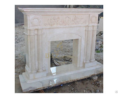 Beautiful Indoor Marble Fireplace