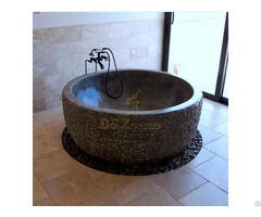 Popular Design Qing Stone Hand Carving Bathtub