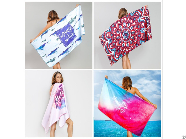 Beach Towel Double Side Quick Dry Printed