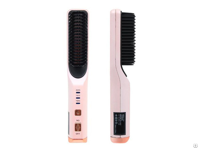Hair Straightening Comb Multi Stage Temperature Adjustment 3d Teeth Electric Ae 506